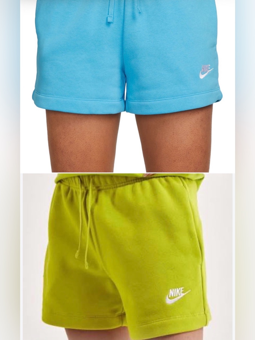 Two Nike Women Shorts M